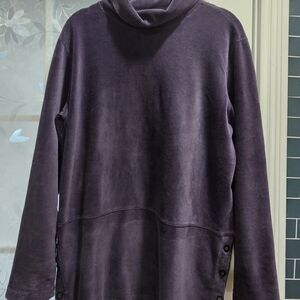 J. Jill Stretch Corduroy Top in Deep Purple